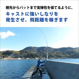Five Star Extreme Throw, 30-450 Cast Rod, Salmon, Long Throw, Fishing