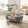 GDFStudio Elevated Dog Bed Frame for Small Dog Corduroy Cat