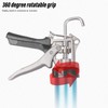Professional Hand Caulking Gun Drip Free Aluminum Effort Saving Rotatable