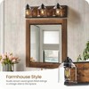 GOEBLESON 3-Light Bathroom Fixture, 23.2" Large Farmhouse Vanity Light, E26