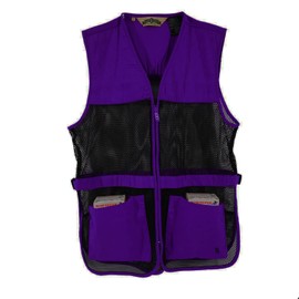 Bob-Allen 245M Full Mesh Dual Pad Shooting Vest, Purple, XS