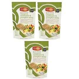 Linwoods Organic Milled Organic Flaxseed, Sunflower and Pumpkin Seeds, 200g (Pack of 3)