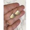 Handmade Gold Plated Stainless Steel Dangle Earrings Hypoallergenic