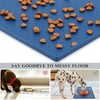 VIVAGLORY Dog Food Mat, Cat Dog Feeding Mat, Waterproof Non-Slip
