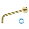 SWHYGER Stainless Steel Shower Head Extension Arm Wall Mounted Rainfall