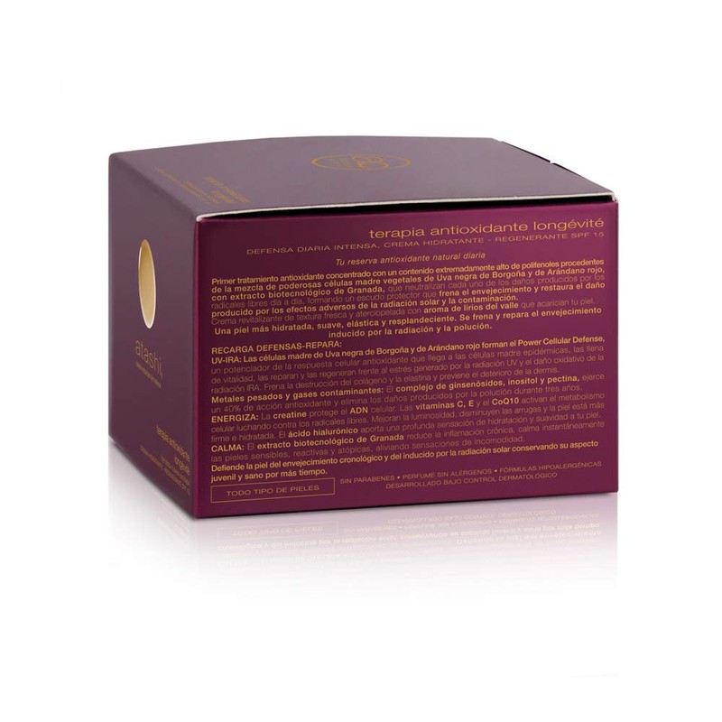Atashi Antioxidant | Regenerating Moisturising Day Cream SPF 15 |