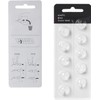 Base Domes 6mm Double Vent Hearing Aid for Oticon Replacements,