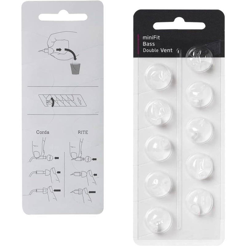 Base Domes 6mm Double Vent Hearing Aid for Oticon Replacements,