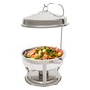 Fichiouy 9L Stainless Steel Chafing Dish Buffet Set, Round Buffet