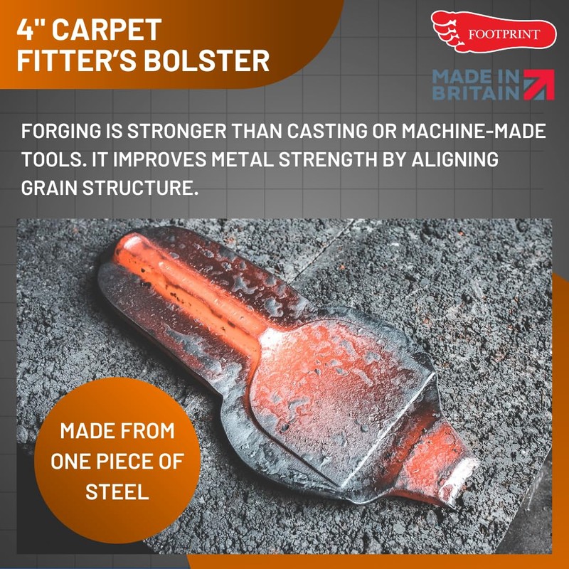 Footprint 100mm Carpet Bolster, 4 inch