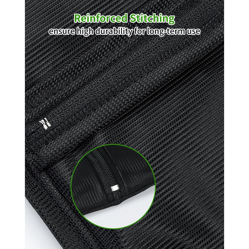 OTraki Laundry Bags for Washing Machine Pack of 2 (Black,