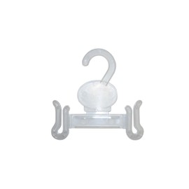 NAHANCO JLP156100 Plastic Sandal/Flip-Flops Display Hangers, 3 7/8" - Natural (Pack of 100)