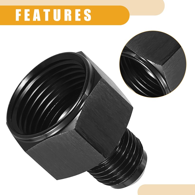 Partuto 2 Pcs AN10 to AN6 Universal Flare Reducer Fitting