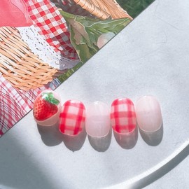 Strawberry Picnic - Oval / 딸기피크닉 - 오벌