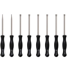 Carburetor adjustment tool Pac Man/Small Head Pac Man/Single D/Small Head Single D/Double D/Hexagon Hex Socket / 21-Teeth / 7-Teeth Splined Screwdriver for Common 2 Cycle Small Engine (Set of 8)