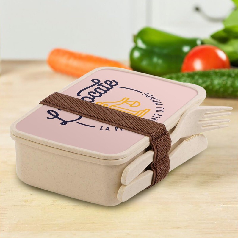 Fabulous Lunch Box Lunchbox mit Besteck, Rosa – La meilleure