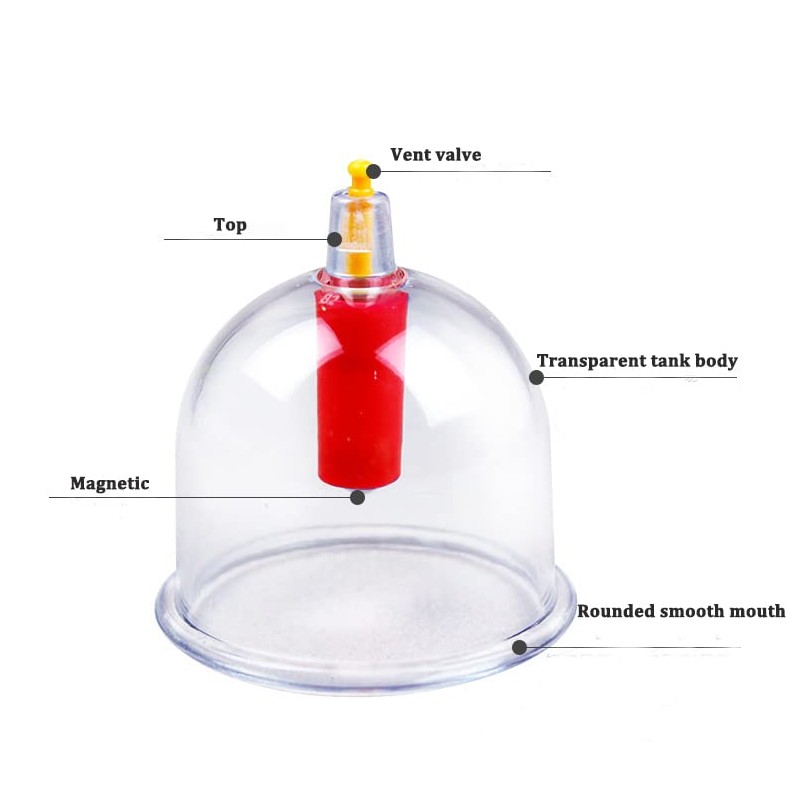 Kangzhu 24-Cup Biomagnetic Chinese Cupping Therapy Set