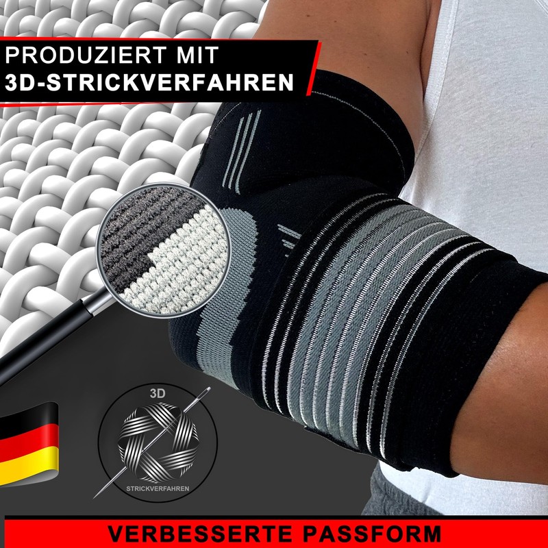 HEALTH & FIT: Elbow Sleeve for Compression with Adjustable Compression