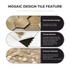 STICKGOO Peel and Stick Backsplash Tiles, Stick on Mosaic Self