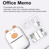 Portable Thermal Printer with 5 Roll Paper Bluetooth Portable Pocket