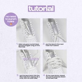 Slaace Chunky Laces 10 mm - Rope Laces, Wide Shoelaces, Thick Laces, Rope Laces, Wide Laces, Laces Cord, beige