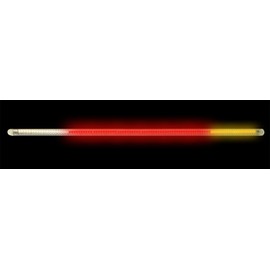 Z-flex 8.2in Run Brake Turn Strip Red Center Red Turns Clear Tube