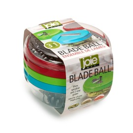 Joie 3 in 1 Prep Blade Ball to Slice, Spiralize, and Grate Veggies, Stainless Steel, 1 Count