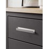 JIASENBAO 5 Pack Self- Adhesive Silver Cabinet Pulls 5-1/2" Length