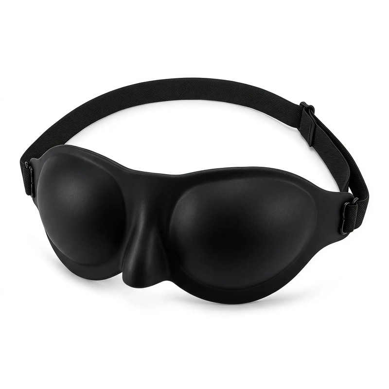 3D Sleep Mask for Dry Eyes – Moisture Chamber Design,