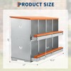 GarveeTech 8 Compartments Chicken Nesting Boxes for Laying Eggs, Poultry
