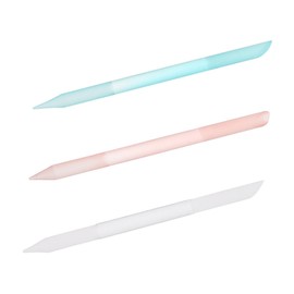Mikinona Pcs Glass Nail Files Cylindrical Nail Grinding Tool for Manicure Portable Art Tools for Home Salon