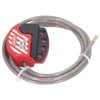 Safety Padlock Set Adjustable Stainless Steel Cable Lockout and 38mm