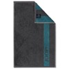 JOOP! Terry Towels Infinity Doubleface Graphite 1678 74 Grey Petrol