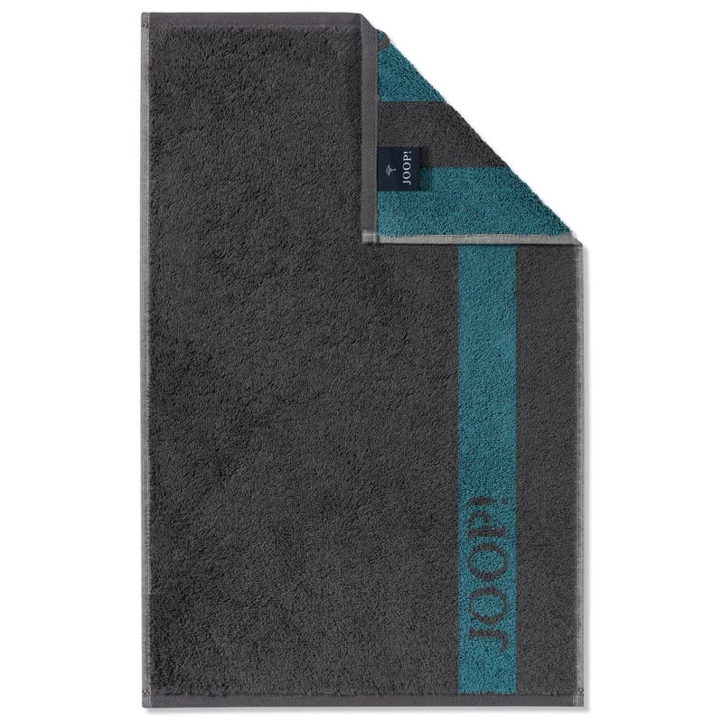 JOOP! Terry Towels Infinity Doubleface Graphite 1678 74 Grey Petrol