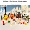 Lighted Christmas Village Sets with Figures Resin 80mah Exquisite Christmas