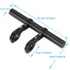 YMWALK Bicycle Handlebar Extender 20cm Aluminum Alloy Clamp Speedometer Headlight