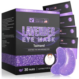 Taimand Parches Para El Contorno De Ojos (30 Pares), Mascarilla Para Ojos Hinchados Y Ojeras, Mascarillas Para Ojos Con Colágeno, Alivia La Presión Y 