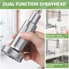 Wall Mount Kitchen Faucet, Hurran Brushed Nickel Kitchen Sink Faucet,