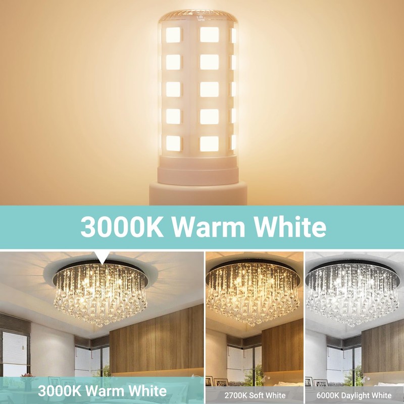 TJOY G9 LED Bulb 4W, 3000K Soft Warm White 6