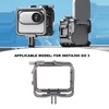Camera Full Cage for Insta360 GO 3 Aluminum Alloy Action