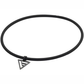 Phiten RAKUWA Neck EXTREME Delta Necklace, 17.7 inches (45 cm) / 19.7 inches (50 cm) [Relieves Shoulder and Neck Stiffness] [Adopts Phiten Advanced Metax Technology]