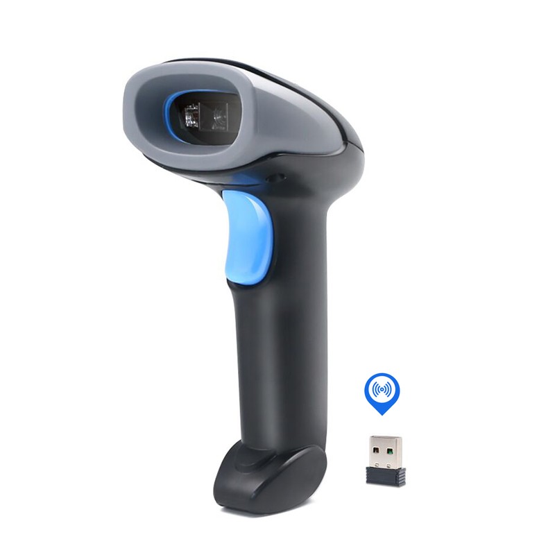 Handheld Barcode Scanner 1D/2D/QR Scanner 2.4G Wireless & USB Wired