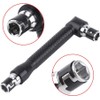 L-Shaped Screwdriver Two Heads Socket Wrench with 10 Pieces Bits,