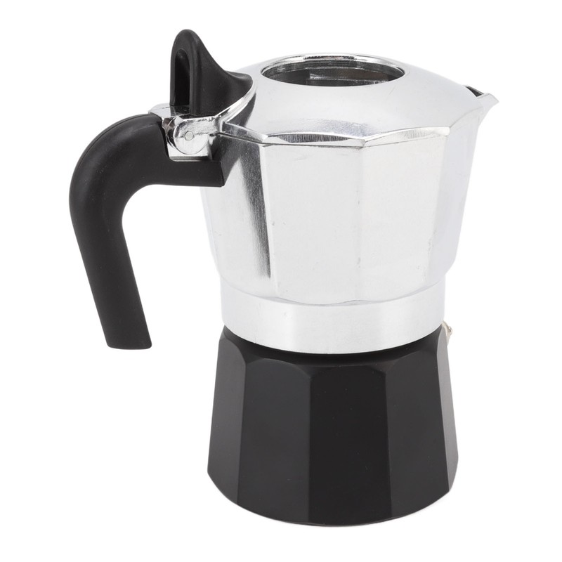 Double Valve Moka Pot Coffee Maker Pot Classic Octagonal Shape
