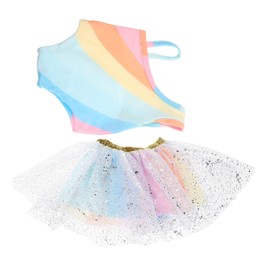 WOONEKY 18 Inch Doll Tutu Skirt American Doll Clothing Sets of Doll Outfits Tutus for Girls Dolls Dance Dress