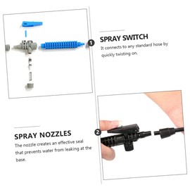 2pcs Hand Grip Sprayer Switch Sprayer Replacement Spray Nozzles Sprayer Supplies Sprayer Accessories Plastic 3l Handle