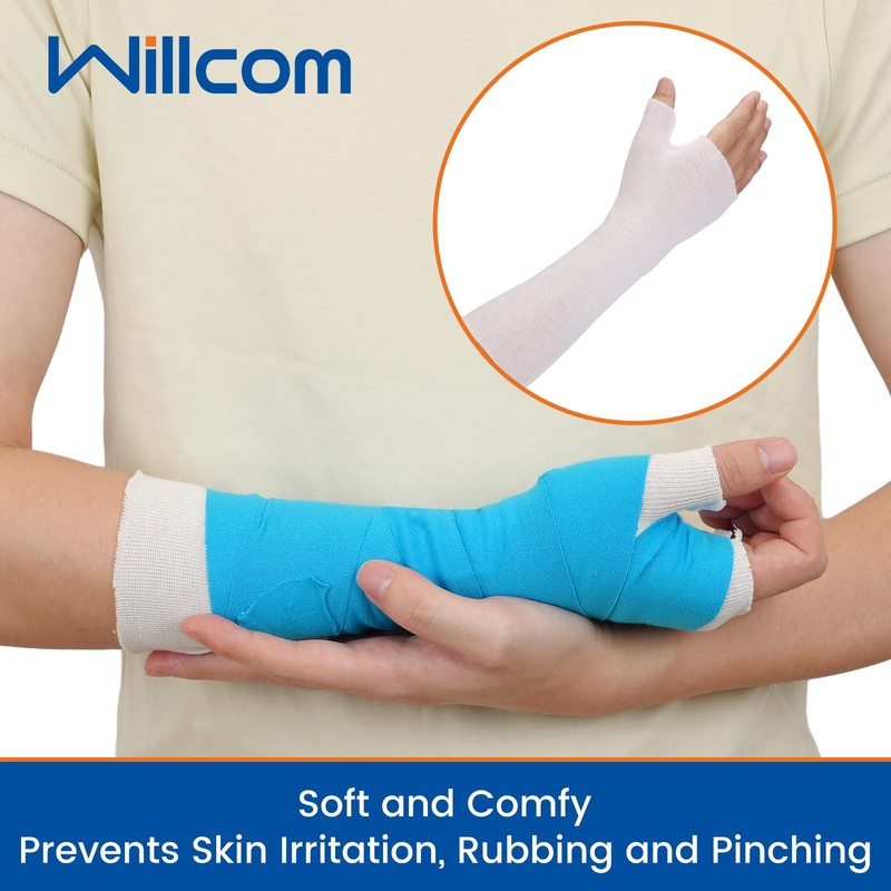 Willcom Hand Socks for Splint (Pack of 10) Wrist and