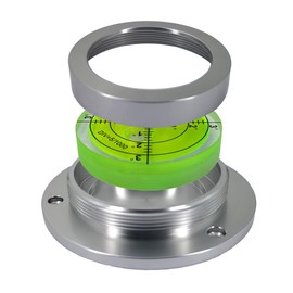 90MM Universal Horizontal Bubble Leveler Level with Replaceable Bubble Design Glass Bubble High Temperature Resistance (Green (glass foam+acrylic foam))