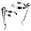 BDKMMS 2Pcs Flashlight Clips, Removable Belt Pocket Clips Replacement Mental