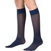 Truform Sheer Compression Stockings, 8-15 Mmhg, Women's Knee High Length,